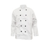 White Chef Uniform with Long Sleeve  - M