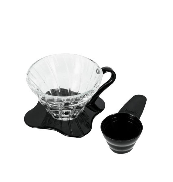 VDG-01B Glass Coffee Dripper V60 01 Black