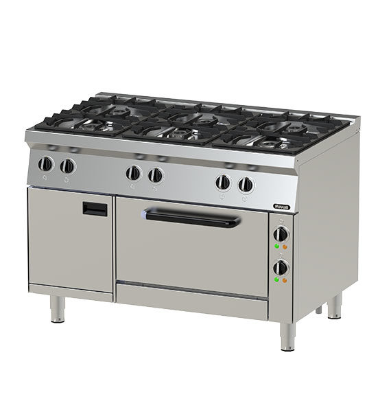 Gas Open Burners with Oven NGR 12-75 (MR)